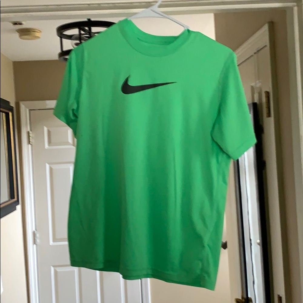 Nike Dri Fit lime Green shirt